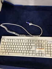 Used Vintage Packard Bell Keyboard 5131c ps2 ps/2 clicky Key Board w/Cord picture