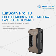 SHINING 3D EinScan Pro HD Handheld 3D Scanner Kit USB 3.0 w/ Case Cables picture