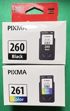 Genuine Canon 260 261 Ink Cartridge Combo-For TS5320 6420 TR7020 Printer-OEM-2PK picture