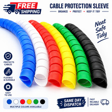 Cable Protection Sleeve 2M Spiral Wrap Flexible Wire Organizer 8/10/12mm picture