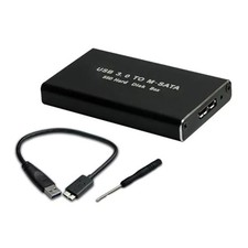 Dual-Size 30/50mm mSATA SSD Case USB3.0 6Gbps High-Speed Transfer Driver-Free picture