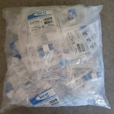 LOT OF 95 - ICC IC1078F5WH MODULE JACKS CAT 5E HD WHITE picture