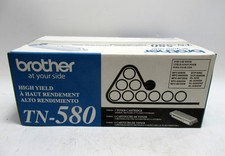 Brother TN580 | TN-580 Black Toner Cartridge Brand New Factory Sealed Genuine OM picture