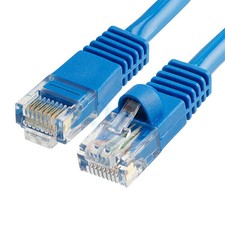 Blue CAT5 200FT 60M Cat5e Patch Ethernet LAN Network Router Wire Cable Cord New picture