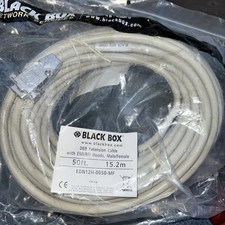 Black Box DB9 Extension Cable W/ EMI/RFI Hoods - EDN12H-0020-MF - 50ft picture