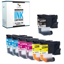 7-Pack Compatible CMYi LC504 Ink Cartridges fits Brother INKvestment MFC-J1365DW picture