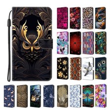 Luxury Bird Snake Flower Wallet Cover Case For 11 12 13 14 Pro Max 6 7 8 SE XR picture
