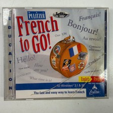 Softkey Pulitzer French to GO Learn French Software CD Windows 3.1 95 picture