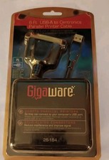 GIGAWARE 6 FT USB-A to CENTRONICS Parallel Printer Cable Radio Shack picture