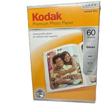 Kodak Premium Photo Paper 4x6 60 Count Brand New Sealed Gloss picture