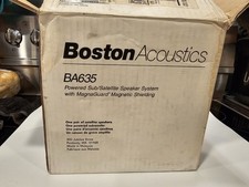 Boston Acoustics BA635 Powered Speaker System Satellites Subwoofer New Old Stock picture