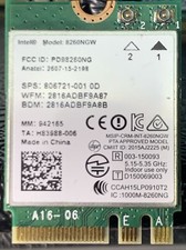 INTEL 8260NGW DUAL BAND WIRELESS-AC 8260 WLAN BLUETOOTH 4.2 WIFI CARD 806721-001 picture