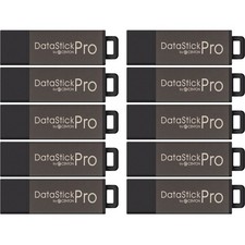 DataStick Pro USB 2.0 Type A Flash Drive 16 GB Gray 10/Pack DSP16GB10PK picture