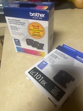 Brother LC101BK & LC101CL Genuine ink picture