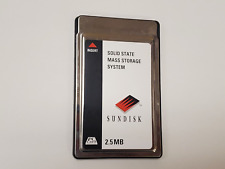 SUNDISK 2.5MB PCMCIA SOLID STATE MASS STORAGE for HP Palmtop 200LX 100LX 1000CX picture