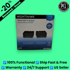 ✅Nighthawk Dual-Band WiFi6 Mesh System 3.0Gbps Router + 1 Satellite AX3000 MK72✅ picture