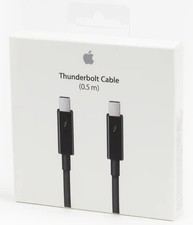 OFFICIAL GENUINE APPLE THUNDERBOLT 2 CABLE 0.5M FOR IMAC/MACBOOK A1410 MMF640LLA picture