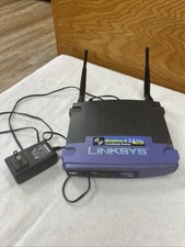 LINKSYS WRT54G V8 Wireless-G Broadband Router 2.4 GHz 54 Mbps With Adapter Works picture