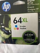 Genuine HP 64XL Tricolor Ink New In Box Ex: 2025 picture