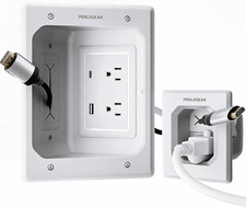 Perlegear in Wall Cable Management Kit, USB & Type C Portstv Cord Hider & Cable picture