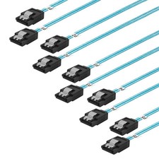 SATA-III Cable0.5M5 Pack SATA 6Gbps Cables Thin SATA CableStraight SA... picture
