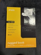 ZAGG Rugged Book Wireless Keyboard and Detachable Case 8.5x12x3 picture