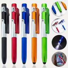 4 in 1 Multifunction Pen Stylus Ballpoint LED Light Phone Stand multi colors picture