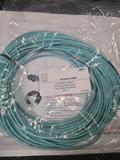 OM4 MTP/MPO 24 Fiber Trunk Cable 90ft Aqua OFNP Plenum Method A 24 Strand picture