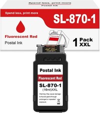 High Capacity SL-870-1 XXL Red Ink Cartridge Compatible for SL870-1 SL8701 163 picture