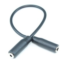6 inch Adapter Cable: Stereo (TRS) 3.5mm FEMALE to 2.5mm FEMALE picture