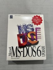 Vintage Microsoft MS-DOS 6.0 Upgrade Operating System 3.5