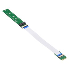 Cablecy 2230 NGFF A+E-Key Male to NVME M-key Female Extension Cable for Laptop picture