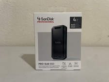 NEW SanDisk Professional  PRO-G40 4TB Thunderbolt 3  Portable External SSD picture