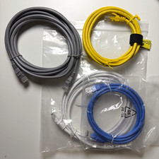 Lot of 4 RJ-45 to RJ-45 Ethernet Patch Cables picture