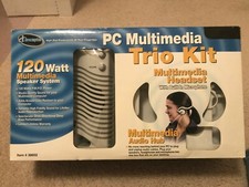  iConcepts PC Multimedia Trio Kit 120 Watt Multimedia Speaker System picture