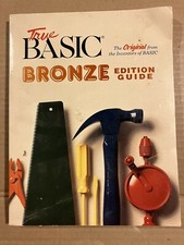 True BASIC Bronze Edition Guide Book 1998 Computer Programming  picture