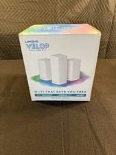 Linksys VLP0203 Velop Tri-Band Whole Home Intelligent Mesh WiFi System, 3 Pack picture