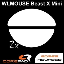 Corepad Skatez WLmouse BEAST X Mini Wireless Replacement Mouse Feet Teflon picture