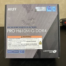 MSI PRO H610M-G DDR4 DDR4 Motherboard mATX, LGA 1700 Socket, DDR4 picture
