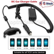 US New DC Car Vehicle Charger Cable for Zebra TC51 510K TC52 TC56 TC57 TC52X 57X picture