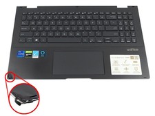 ASUS FLIP 15 Q538 Q528 KEYBOARD PALMREST TOUCHPAD ASSEMBLY 13NB0SC1AM0361 *DENT* picture