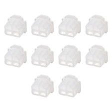 10 Pack RJ11 Anti-Dust Clear Silicone Telephone Modular Port Stopper Cap Cover picture