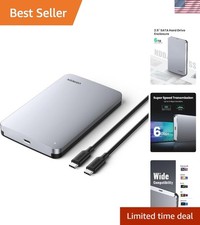 Tool-Free USB C Hard Drive Enclosure, 2.5
