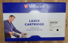 NEW SEALED-Verbatim Laser Jet Cartridge Black Printer Ink Q6470A-HP 3600 & 3800 picture