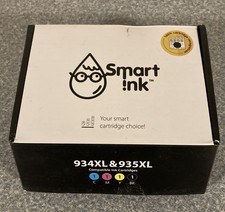 4 Pack Smart Ink Compatible Ink Cartridge for HP 934XL Black, 935XL CMY Sealed picture