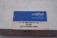 CRUCIAL ct12872ap667 FULLY BUFFERED STOCK #K-1876 picture