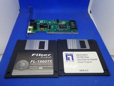 LEVEL ONE FNC-0109TX 1 PORT RJ45 10/100 Mbps PCI WITH FLOPPY #GK7401 picture