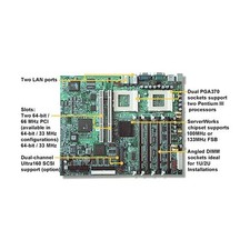 Tyan S2510 Thunder LE S2510 Dual socket 370 motherboard. ServerWorks ServerSet I picture