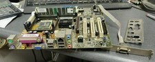 ASUS P4S533-MX Socket 478 Motherboard w/Celeron P4 2.4GHz CPU, 256MB & I/O Plate picture