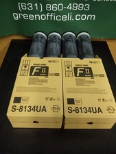 NEW 4 GENUINE RISO S8134 HD Black ink Duplicator MH9450 MZ990 MF9450 RZ1090 picture